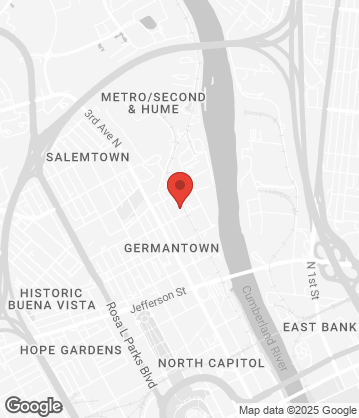 Map of 100 Taylor Street, Nashville, TN 37208